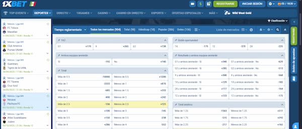 Mejores Casas de Apuestas para Apostar en la Liga MX: 1xBet
