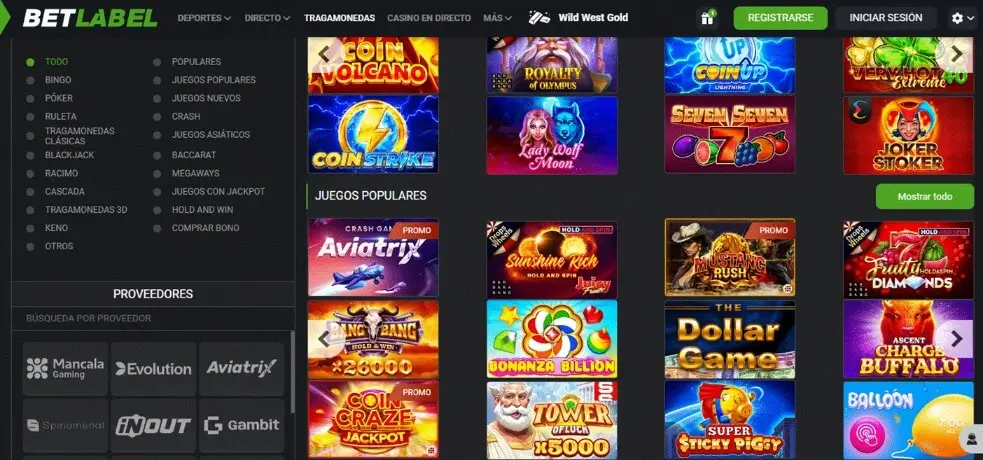 Top 5 casino apps en España: Betlabel