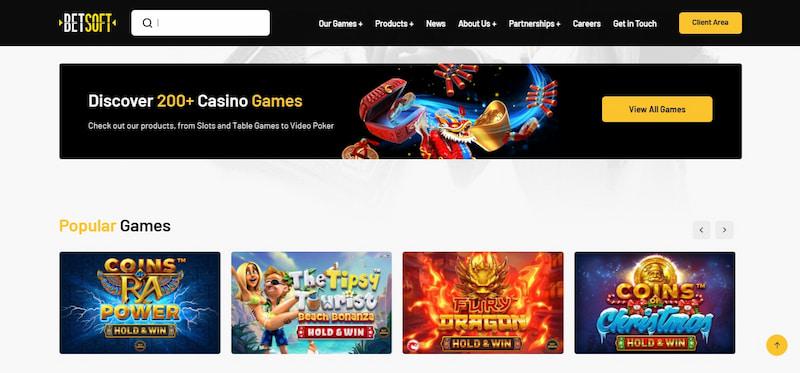 Sitio web de Betsoft