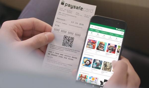 Hacer um deposito con paysafecard