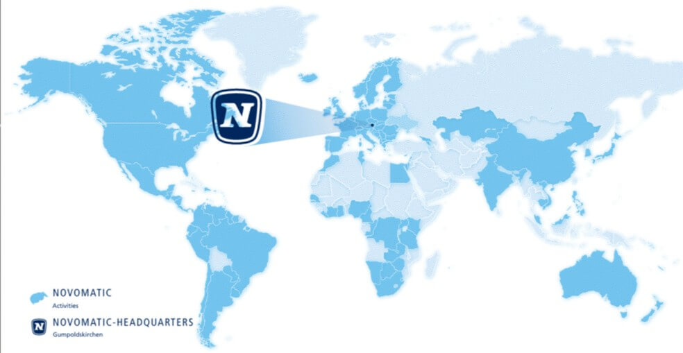 Historia del proveedor Novomatic Gaming