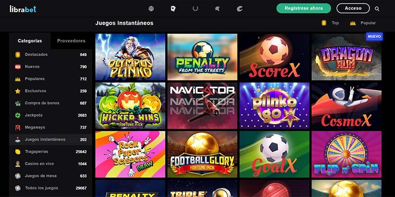 Pagina de plinko en Librabet Casino