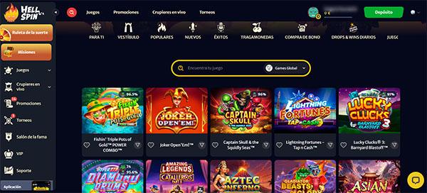 Mejores Casinos de España con Juegos de Microgaming: Hellspin