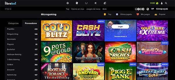 Mejores Casinos de España con Juegos de Microgaming: librabet