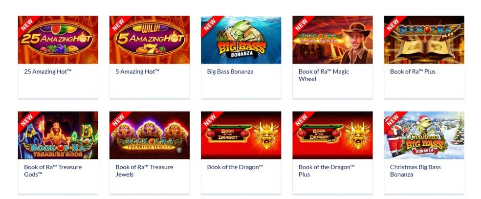 Tipos de Juegos Ofrecidos por Novomatic Gaming: Tragaperras