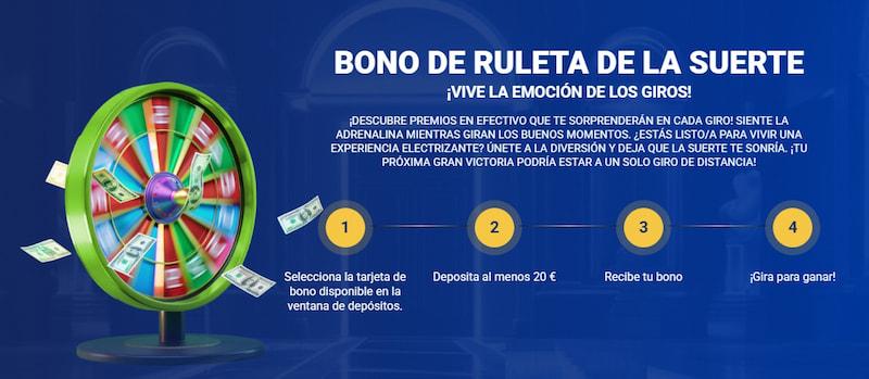 Bono de ruleta de la suerte