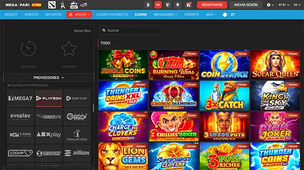 Mejores Casinos de España con Juegos de Playson: Megapari