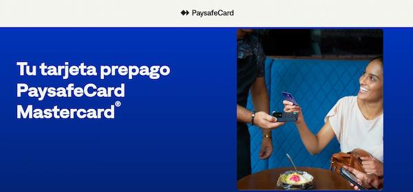 Tarjeta prepago de Paysafecard