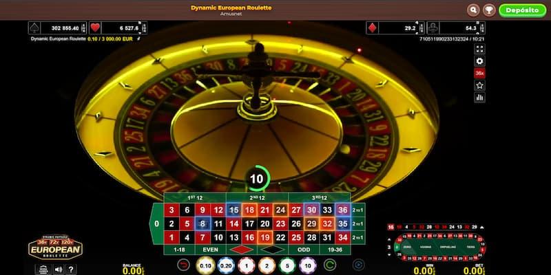 Ruleta europea en vivo