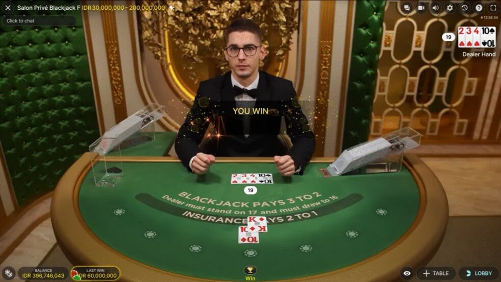 Salon Privé Baccarat - Evolution Gaming casinos de España