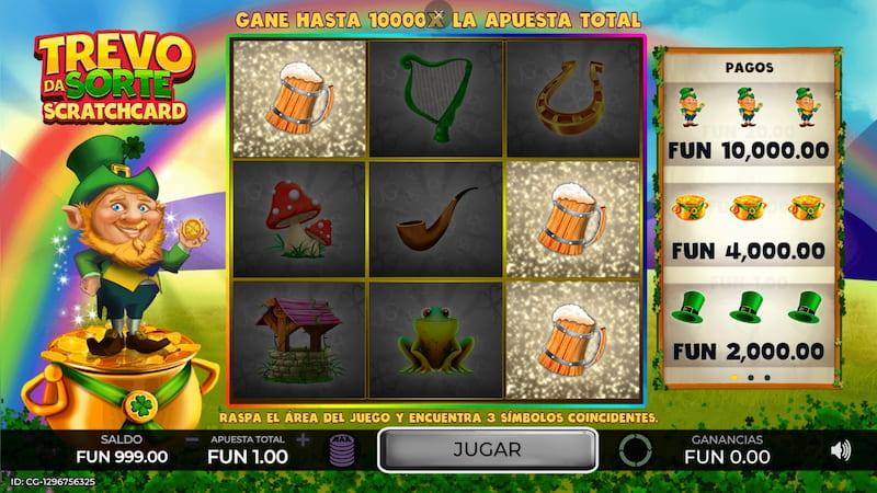 Tarjetas de rasca y gana - Trevo da Sorte Scratchcard