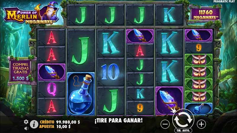 Tragamoneda Power of Merlin Megaways