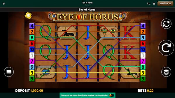 Tragaperras que Más Pagan de Merkur Gaming: Eye Of Horus