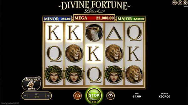 Tragaperra Divine Fortune de NetEnt