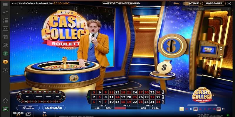Juego de ruleta en vivo Cash Collect